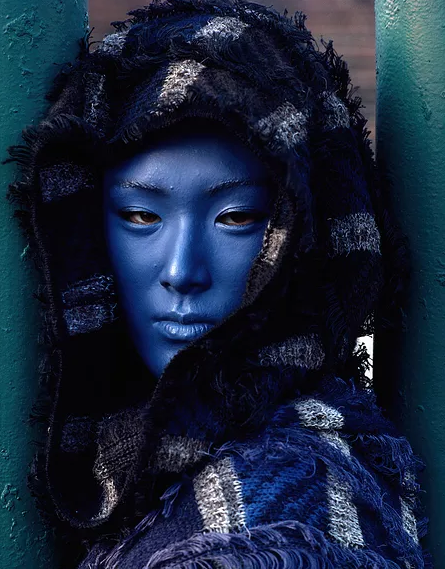 photo credit art kane portrait chroma fashion issey miyake savage thrills savagethrills